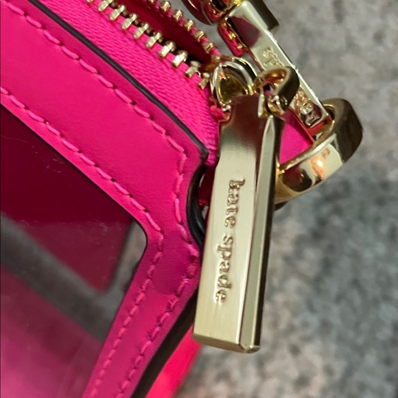 Kate Spade Hot Pink Clear Crossbody Bag - Picture 8 of 10